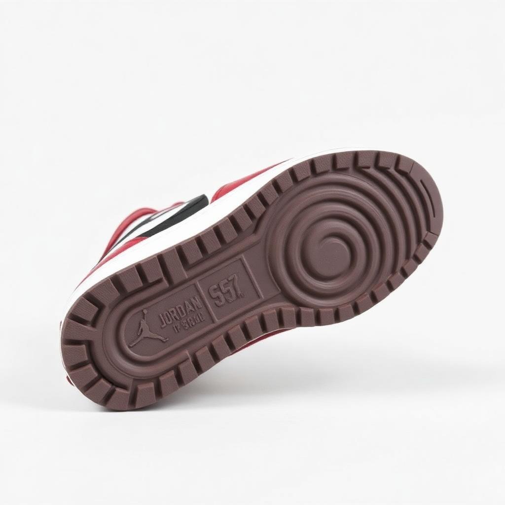 Air Jordan 1 Retro High OG Chicago — Air Jordan 1 Retro Chicago sole view showing tread pattern (photo 9 of 50)