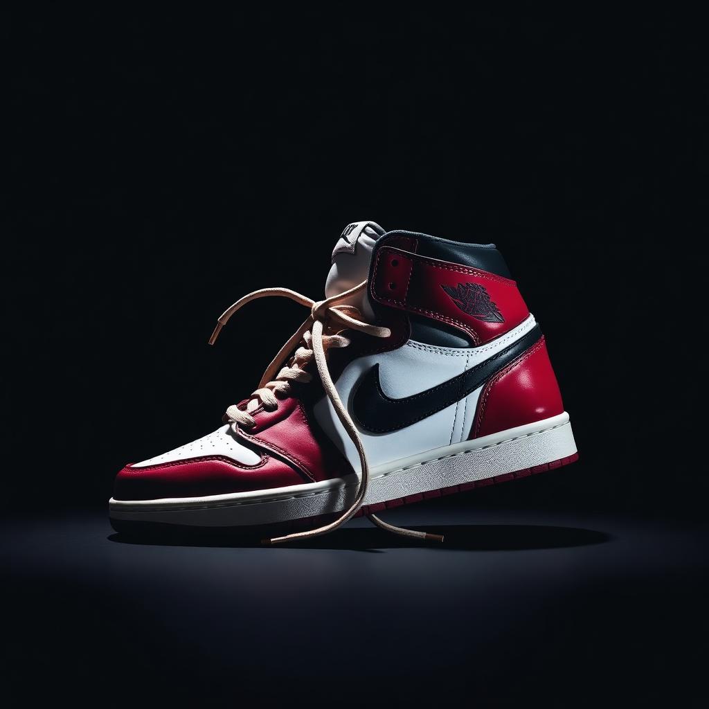 Air Jordan 1 Retro High OG Chicago — Air Jordan 1 Retro High OG Chicago moody spotlight product shot (photo 10 of 50)